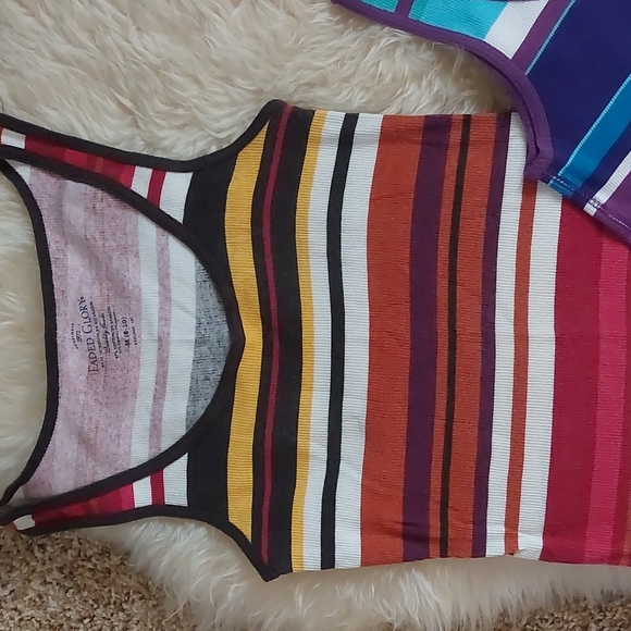 Set of 2 stripped tank tops - NWOT - Picture 4 of 6